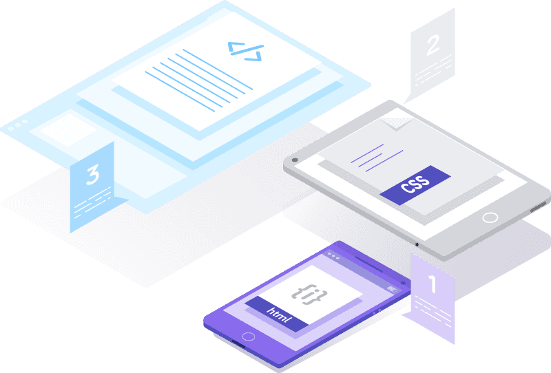 Build your list with annoying pop-ups. - perk brands Coding isometric 03 - perk brands